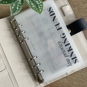 PRINTABLE - a6 dashboard BUNDLE | cash binder dashboard | dashboard bundle - side block