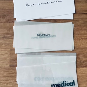 CUSTOM - Geldumschlag EINSÄTZE | Bargeld Umschlag Einsätze | minimalistische Bargeldumschläge | kassieren