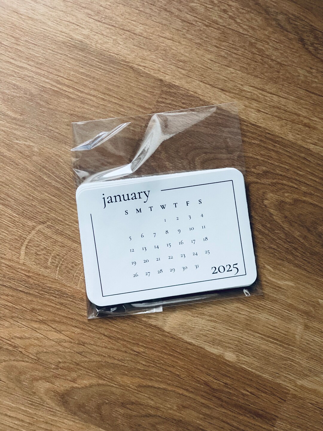 OOPS 2025 Planner Calendar Cards Planner Accessories Planner Calendar 2025 Calendar Etsy