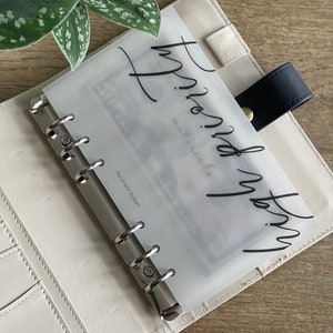 PRINTED - a6 dashboard BUNDLE | cash binder dashboard | dashboard bundle - side script