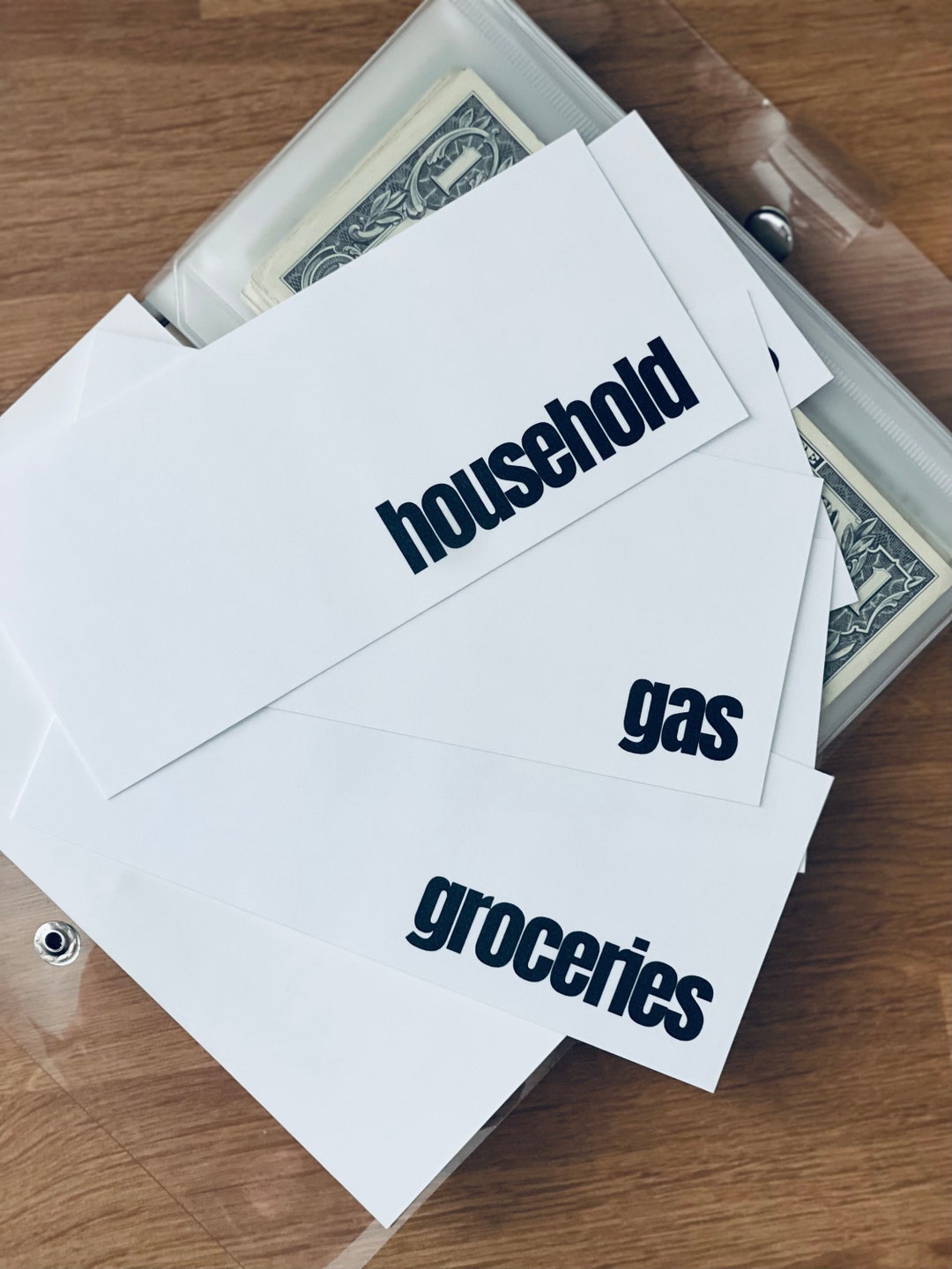 CASH ENVELOPE INSERT Bundle | Cash Envelope Inserts | Basics Cash ...