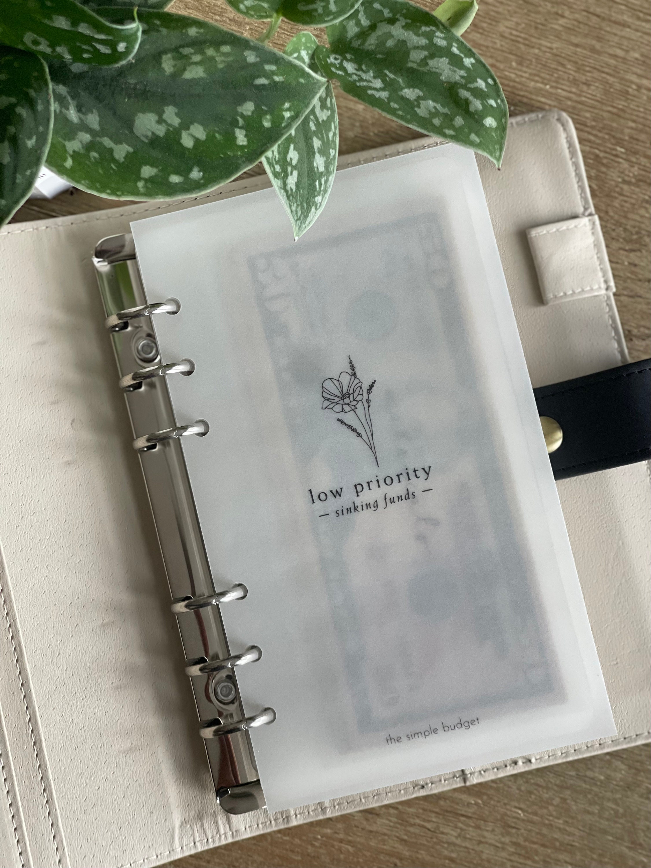 PRINTABLE - A6 Dashboard BUNDLE | Cash Binder Dashboard | Dashboard ...