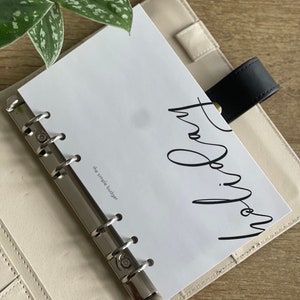 PRINTABLE - a6 dashboard BUNDLE | cash binder dashboard | dashboard bundle - side script