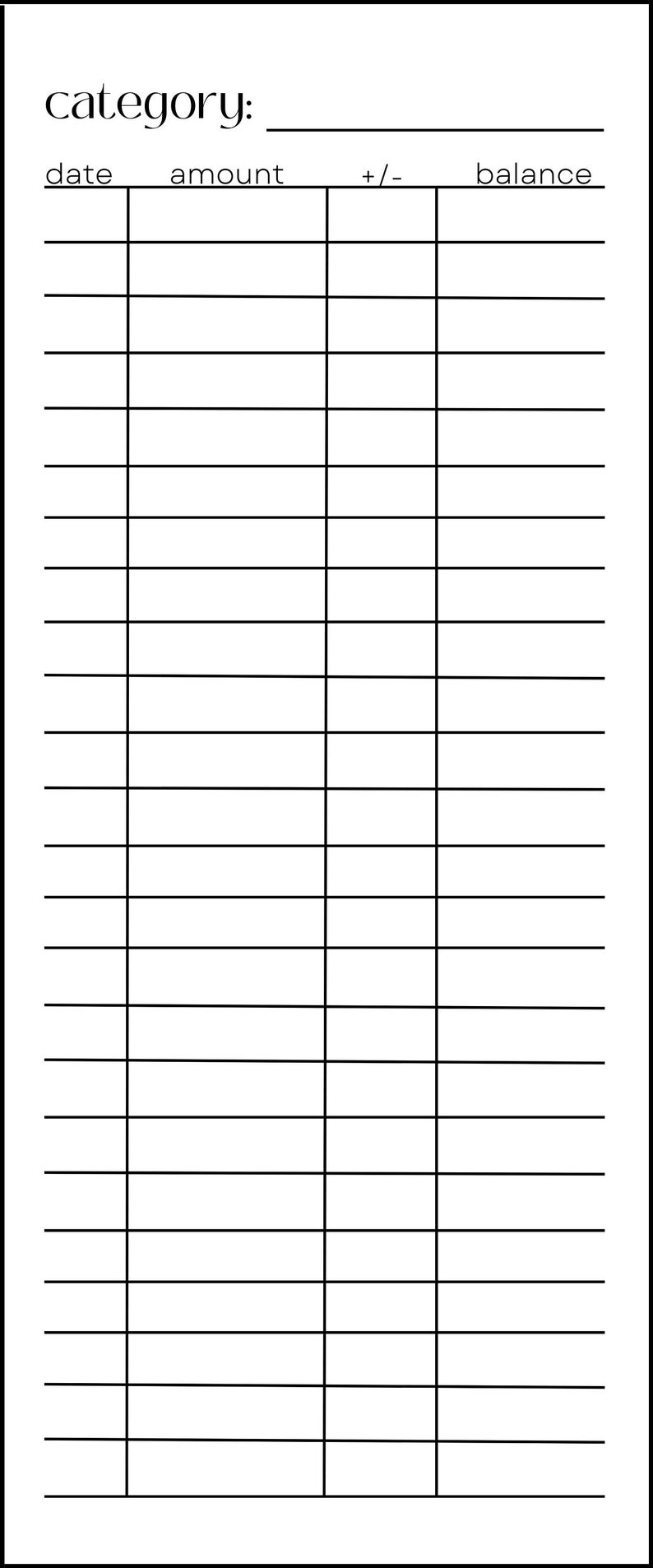 Bundle Mini Budget Tools Cash Trackers Teller Slips Etsy