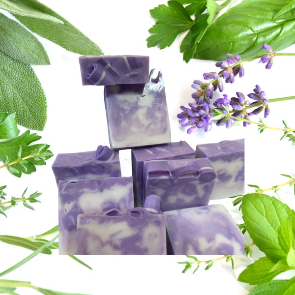 White Sage n Lavender, Shea Butter Soap, Handcrafted, Mothers Day Gifts, Teacher Gift, Handcrafted, Soap