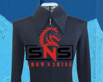 Western Black Plain Show Shirt
