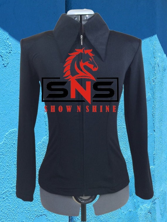 Western Black Plain Show Shirt