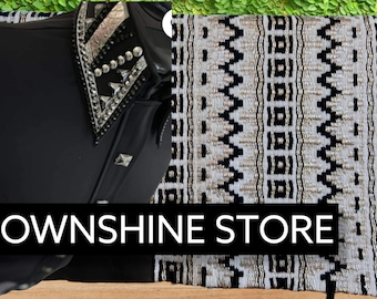 Western Show Blanket With Black Matching Shirt