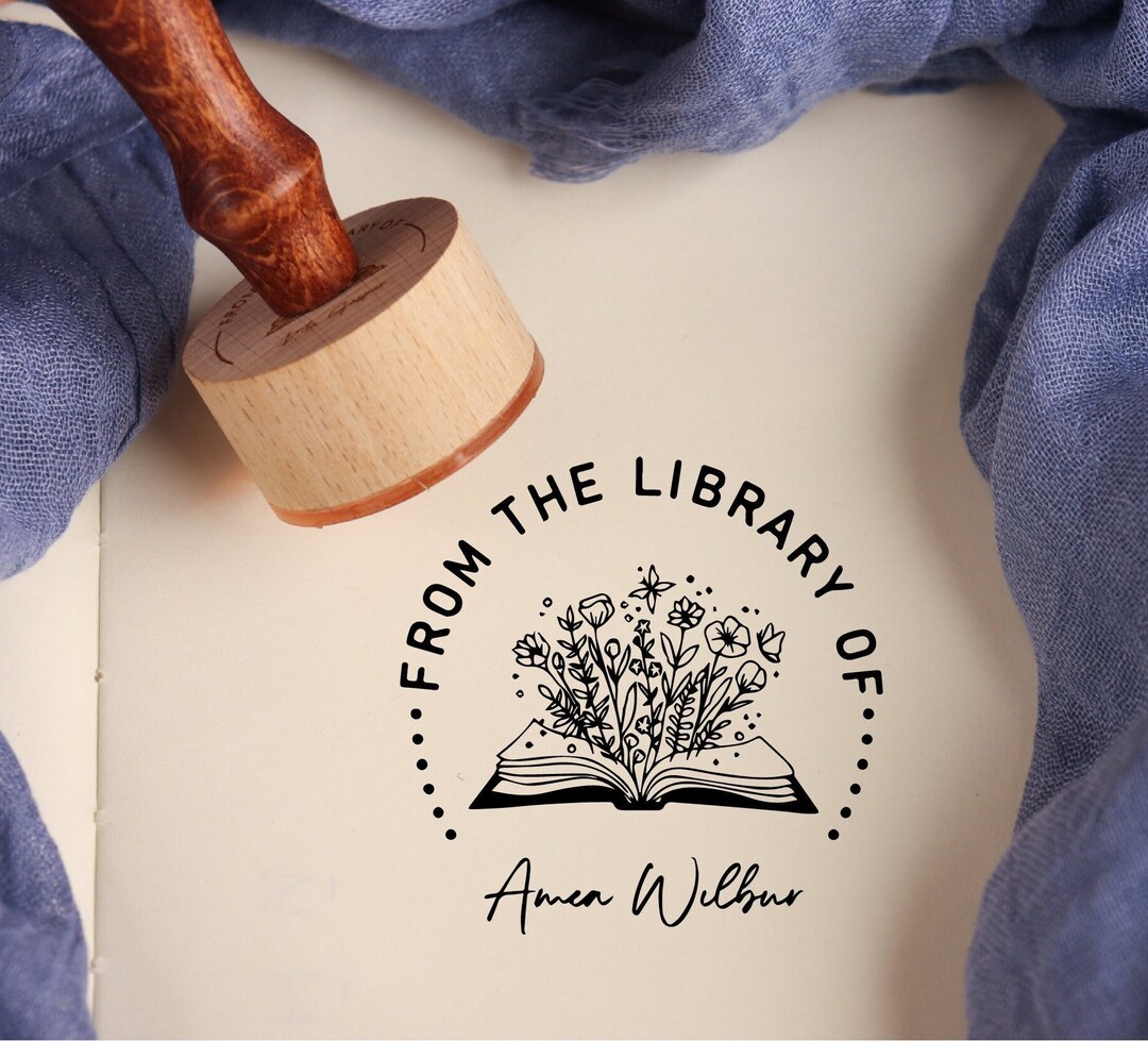 From the Library of Ex Libris Mountain Book Stamp This Book Belongs to