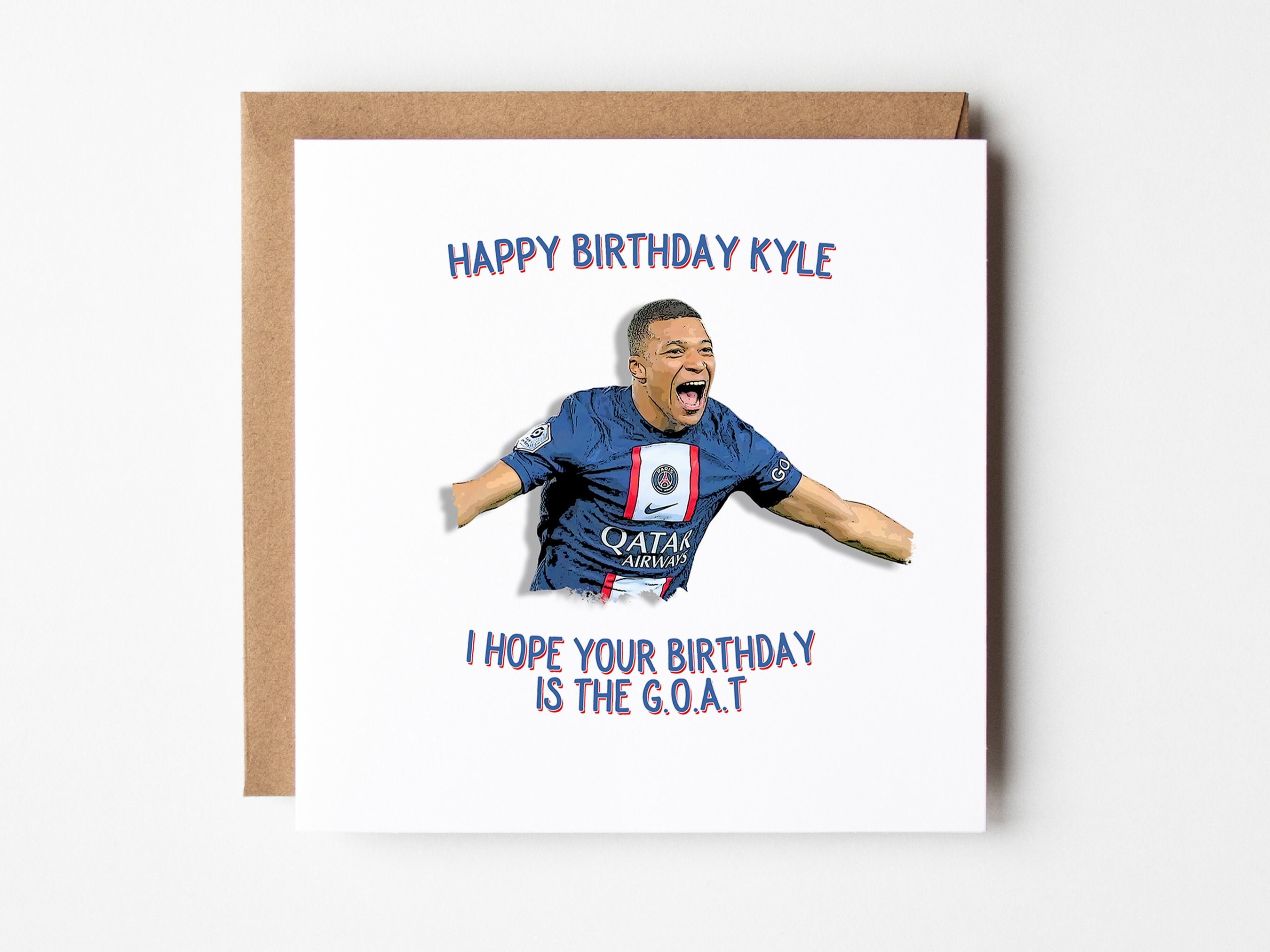 Carte Joyeux Anniversaire Psg A Imprimer Gratuite Mbappe birthday - Etsy France