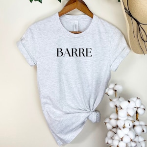 Barre-T-shirt: workouttop voor dames, cadeau Barre Lover