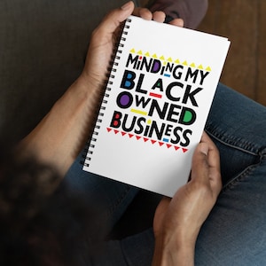 New! Minding My Black Owned Business Journal / Notebook (80 pages Lined)