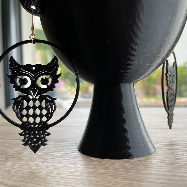 Boucles d oreille hibou chouette