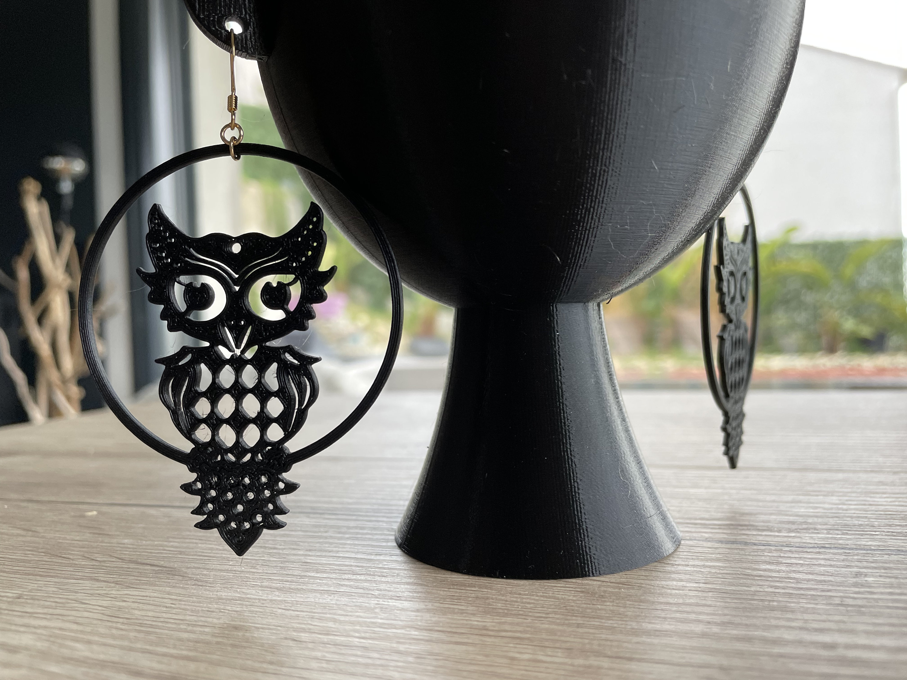 Boucles d oreille hibou chouette
