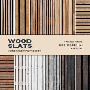 12 houten latten digitaal papier, naadloos patroon, wit textuurpapier, rustiek hout, verweerd hout, afdrukbare digitale papers, digitale download