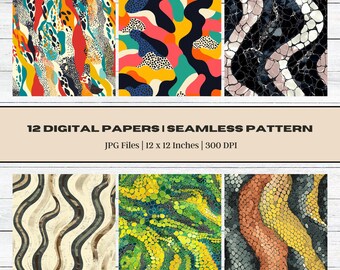 トップス ''Semantic Design'' L/S Snake Pattern T Semantic Design'' L/S Snake Pattern T