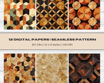 【美品】日本の工芸　全巻セット　共箱入り 12 Japanese Marquetry Digital Paper, Wooden Secret Box