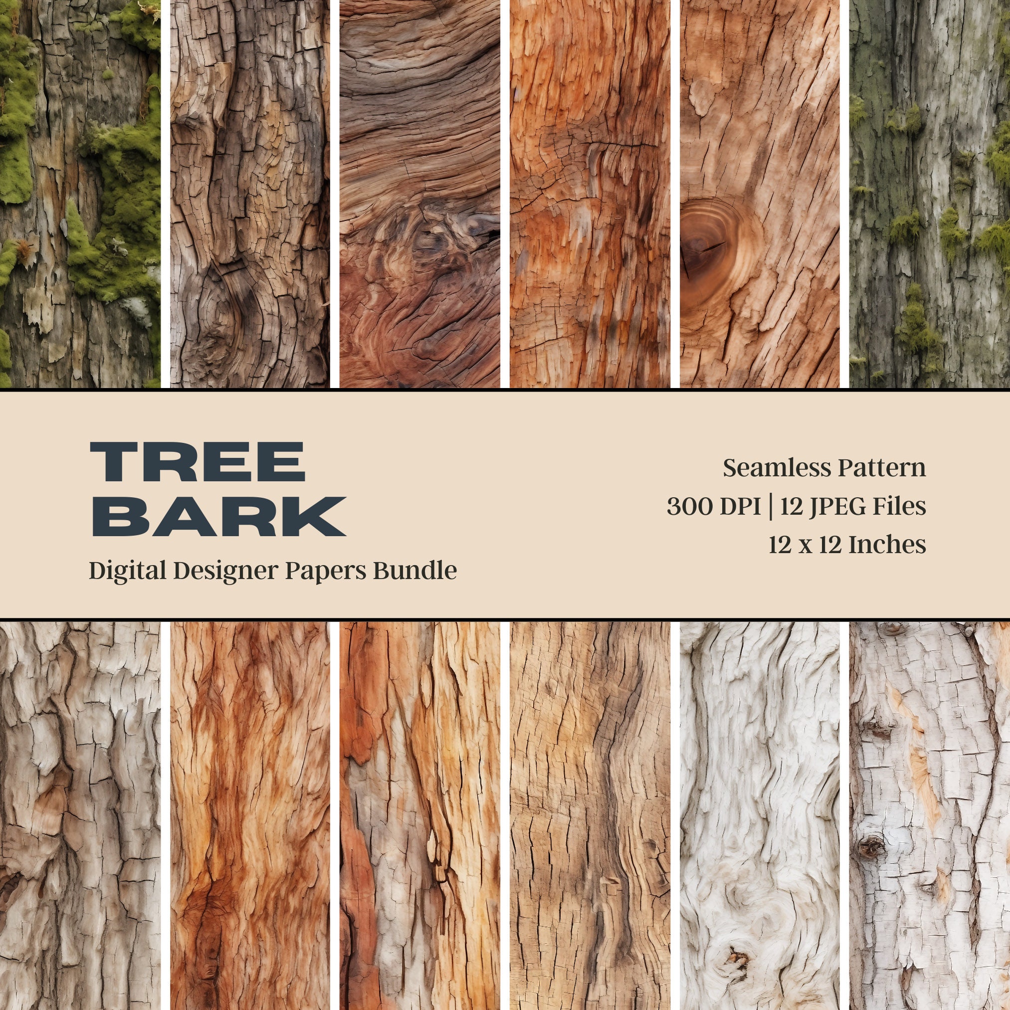 Tree Bark Textured Cardstock, 250gsm Premium Cardstock, DIY