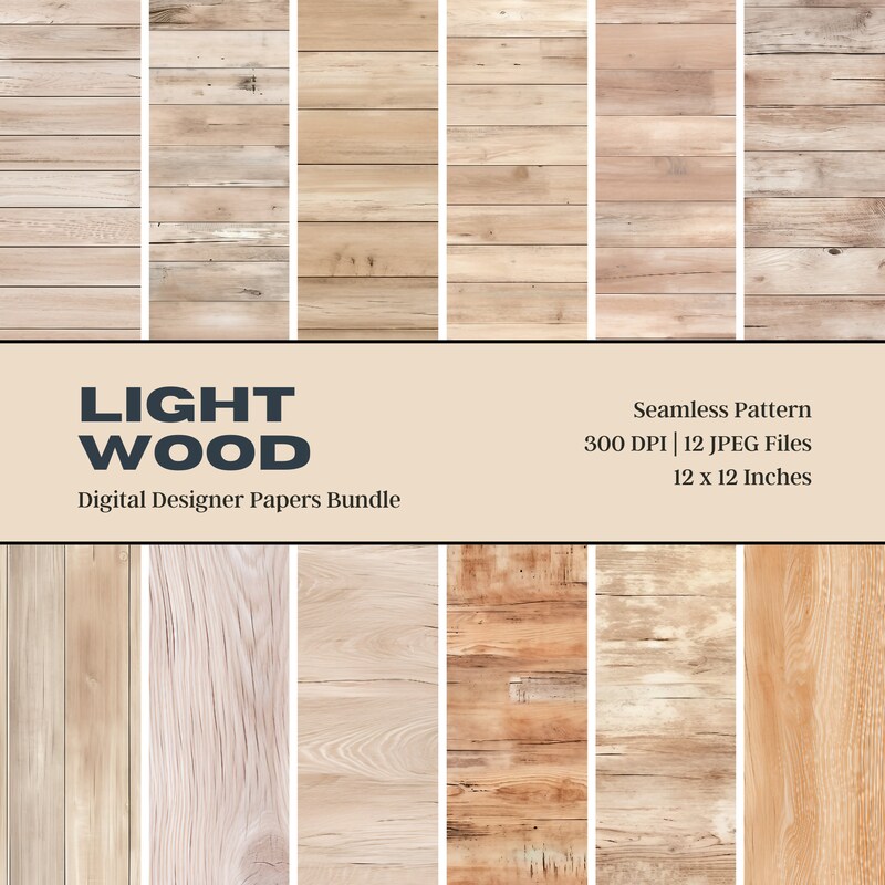 Wood Digital Paper - Etsy