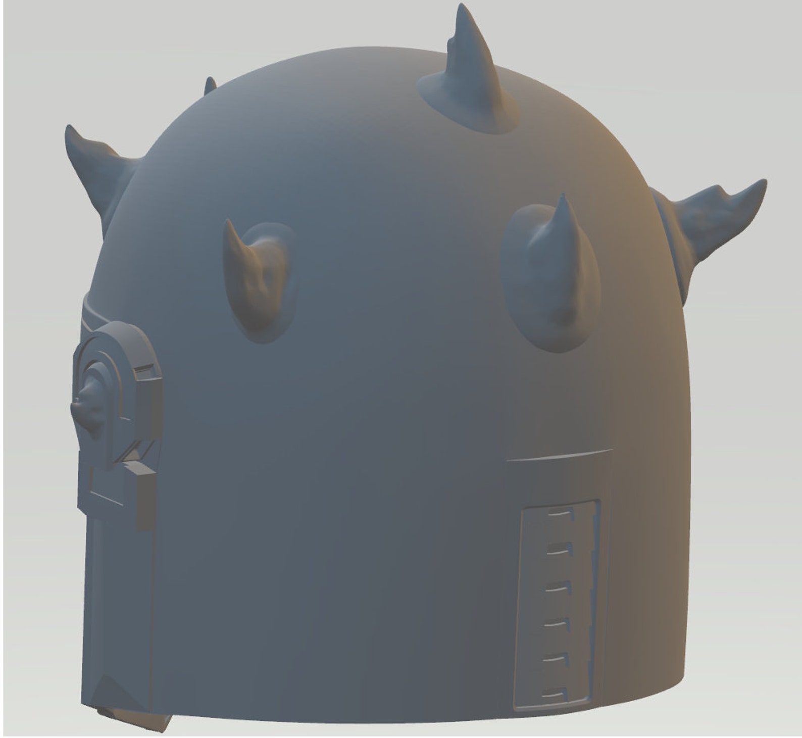 Maul Inspired Mandalorian Helmet STL Etsy