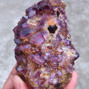 Alien Amethyst Cluster Red Phantom Amethyst Natural Mineral Specimen