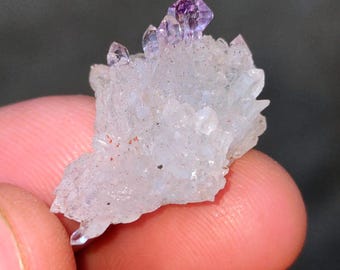 Fleurs de sceptre en améthyste Karur : échantillons de minéraux (10 pièces)