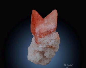Red Heulandite with Prehnite Matrix  Natural Minerals Specimen Display decoration Collection Zeolite and Rocks
