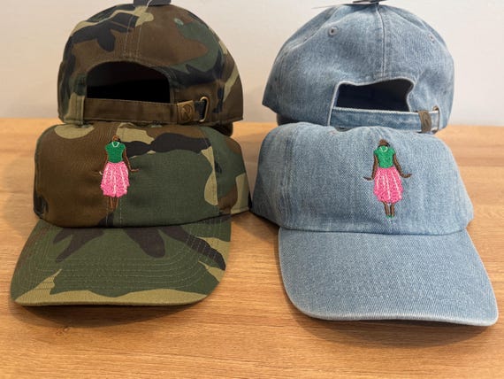 AKA Sorority Embroidered Baseball Cap – Adjustable Dad Hat