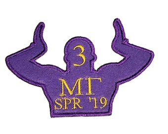 The Hooks Personalized Fraternity Embroidered Iron-On Or Sew-On Patch