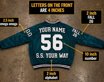 DIY Team Names, Letters, Line Numbers, Greek Letters Embroidered Iron-On Patches, Fraternity Sorority