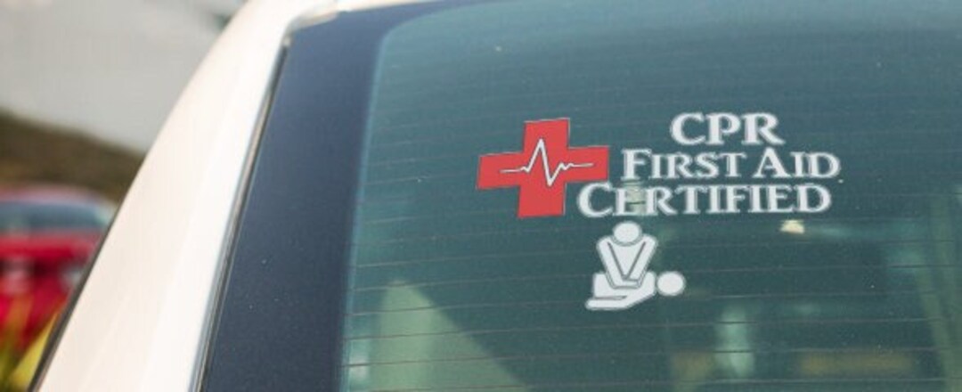 CPR First Aid Certified Decal Sticker - Etsy