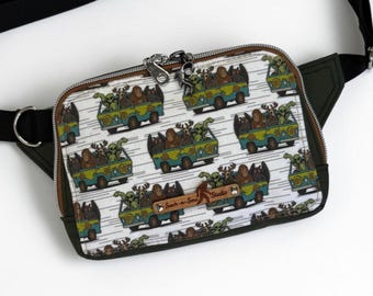 Cryptids in Mystery Machine Sling Bag Waist Fanny Pack
