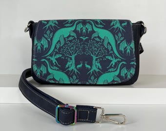Cryptid Damask Saddlebag Crossbody Bag Purse
