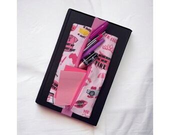 Burn Book Elastic Pen Pouch for Notebooks - On Wednesdays We Wear Pink (EPP4)