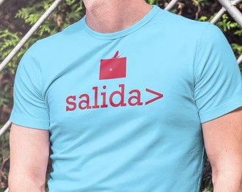 Salida Colorado unisex t-shirt - fly fishing gear - fishing shirt - trout fishing - mayfly - rainbow trout - brown trout - brook trout