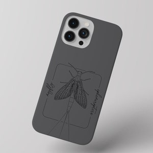 Eintagsfliege Handyhülle (iPhone, Pixel Galaxy) - Angelzubehör - Trockenfliegen - Eintagsfliegen - Trockenfliegen - Caddis - Fliegenfischen Kunstwerk