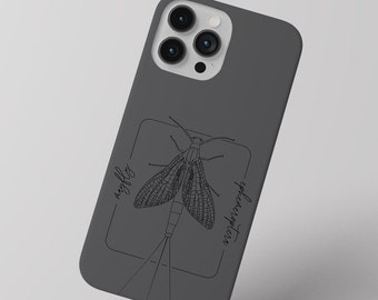 Mayfly Phone Case (iPhone, Pixel, Galaxy) - fishing gear - fly fishing artwork - dry flies - caddis - fly tying - trout fishing - mayflies
