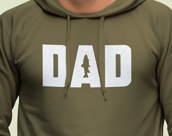 Fishing dad unisex hoodie - fishing gear - fly fishing - trout - bass - gifts for dad - father's day - fathers day - fishing sweatshirt