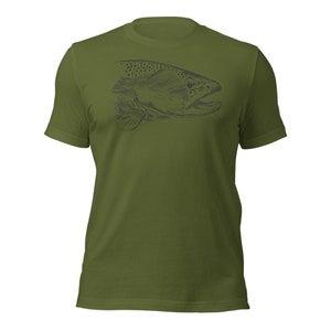 Brown trout shirt, brown trout t shirt, trout shirt, trout t shirt, fishing shirt, fishing t shirt, fly fishing shirt, fly fishing t shirt