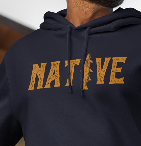 Fish Hoodie Brook Trout Native Fish Brookie Fly Fishing