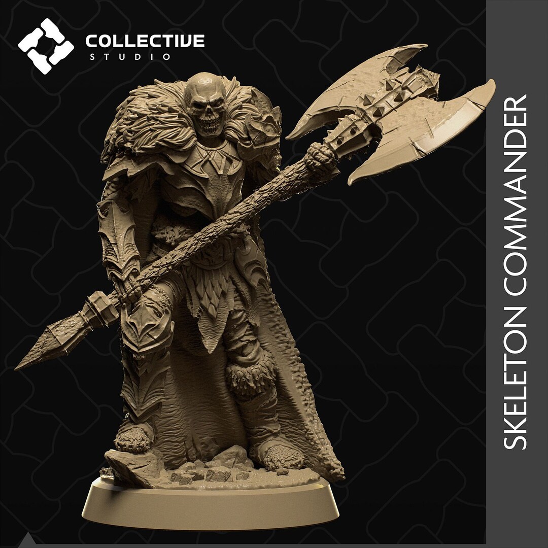 5 Piece Skeletons Pack 3D Printed Dnd Miniatures for D&amp;D TTRPG - Etsy