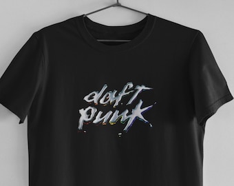 Daft Punk Tshirt van Discovery Album Shirt voor Daft Punk Merch Tshirt Daft Punk Album Tee