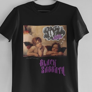 Black Sabbath Tshirt with Black Sabbath Heavy Metal Band Shirt Rock and Roll Tee Ozzie Osbourne Tshirt Heavy Metal Graphic Tee