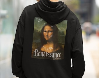 トップス La Gioconda HOODIE Amazon.com: Aesthetic La Gioconda Mona Lisa E-Girl Pop