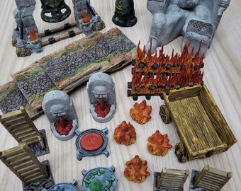 complete accessory set DESCENT The Betrayer's War ACT 2 tabletop game miniature