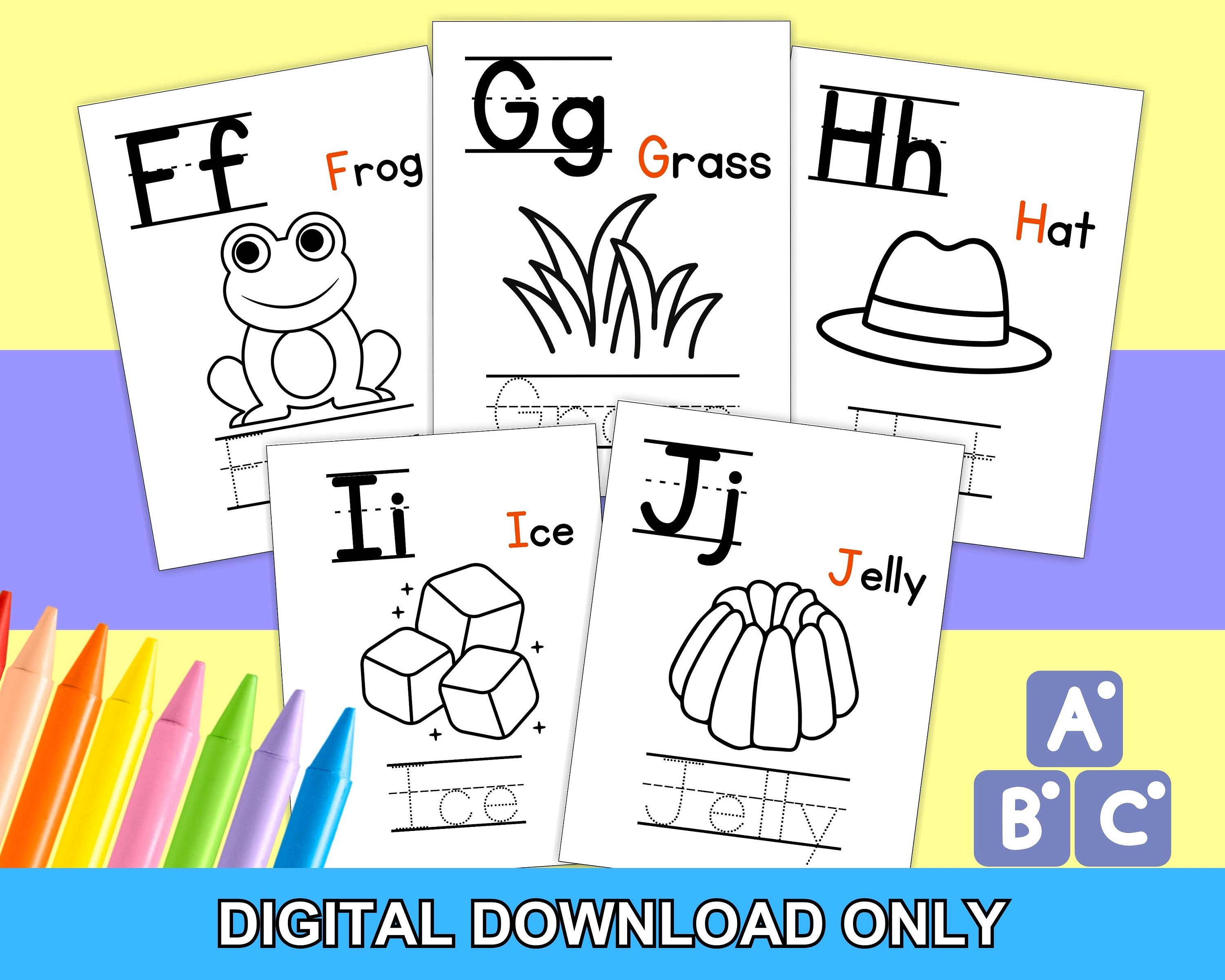 Alphabet Coloring Pages, Preschool Coloring Pages, Preschool Activity