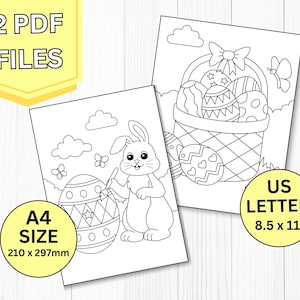 Easter Coloring Pages For Kids, Easter Coloring Pages, Easy Coloring, Easter Printables, Easter Activities, Easter Parties, Easter Bunny, Easter Games, Kids Coloring, Coloring Pages, Printables