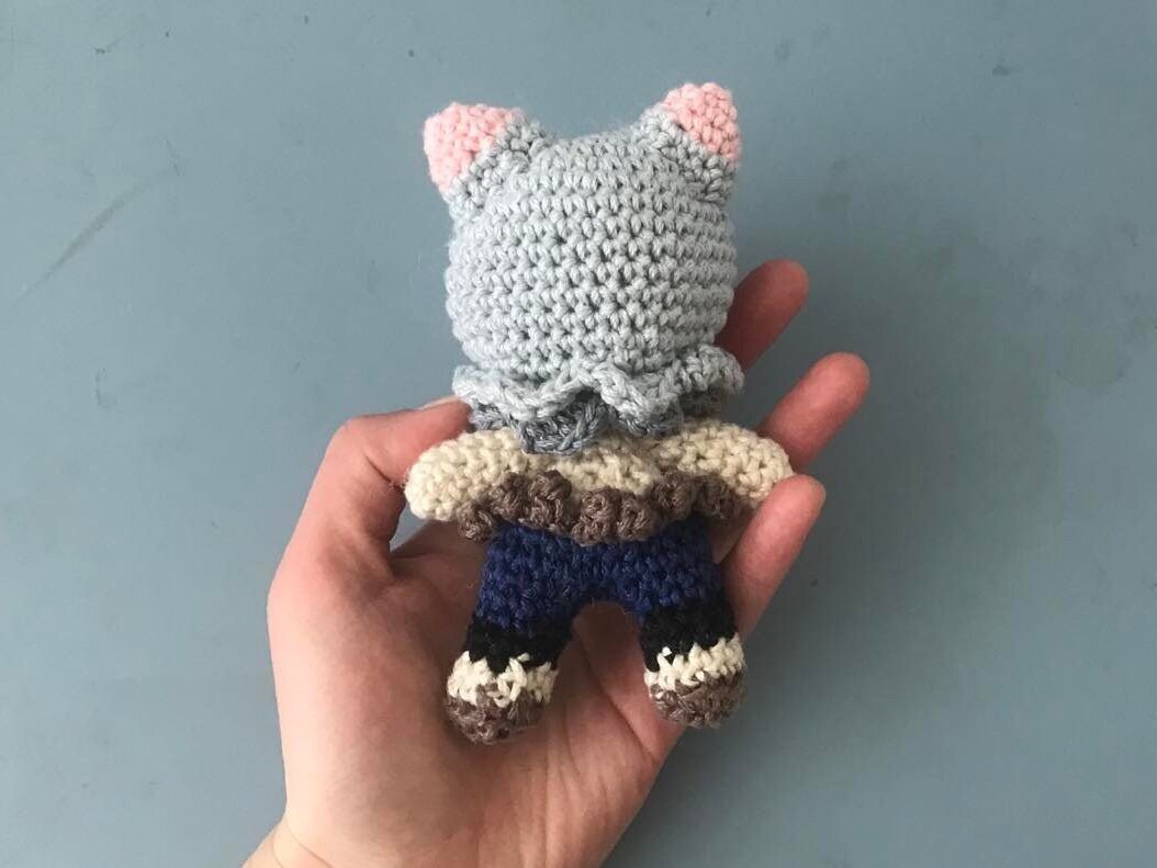 Inosuke Boar Head Amigurumi Pattern - Etsy