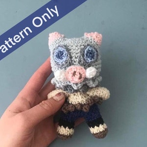 Insosuke Boar Pattern Inosuke Boar Head Amigurumi Pattern - Etsy