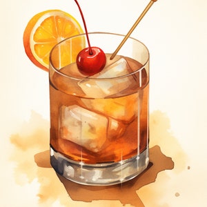 Old Fashioned #1 - Cocktail Wall Art